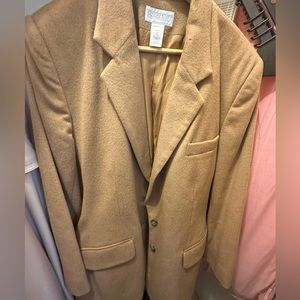 Lands End 100% Camel Hair Sz 16